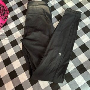 Lululemon Athletica Black Leggings with zipper pocket